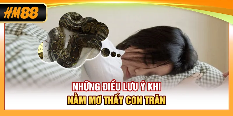 Những điều lưu ý khi nằm mơ thấy con trăn
